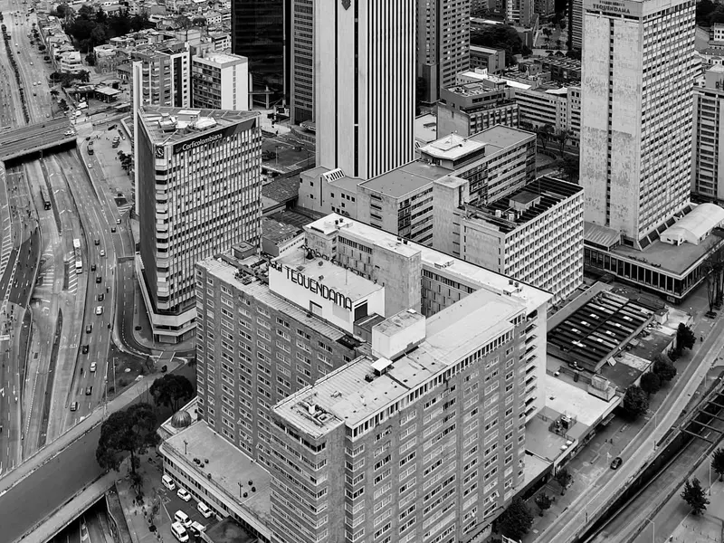 Centro de Bogotá visto desde arriba